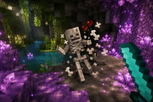 Visuality est un mod qui enrichit Minecraft avec de nouvelles particules pour les combats et les blocs visuality-mod-minecraft-image-a-la-une