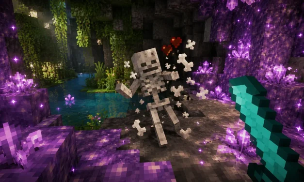 Visuality est un mod qui enrichit Minecraft avec de nouvelles particules pour les combats et les blocs